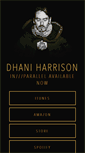 Mobile Screenshot of dhaniharrison.com